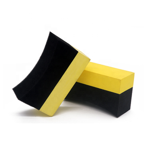 Bán buôn lốp tỏa sáng sáp <span class=keywords><strong>Applicator</strong></span>/bánh xe lốp xốp bọt/lốp waxing miếng bọt biển xe mặc quần áo Pad - Product Image 2