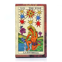 Cartes de tarot classiques espagnoles de Marseille, cartes d'oracle, jeu de société rectangulaire, oracle