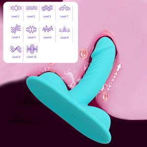 Multifrequenz-Analvibrator für Männer, realistischer <span class=keywords><strong>Dildo</strong></span>-Vibrator für Frauen, Aufsitz-<span class=keywords><strong>Dildo</strong></span>-Sexspielzeug für die Vagina, Masturbatoren - Product Image 2