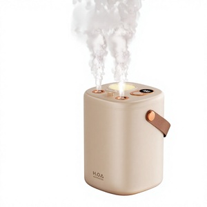 Kabelloser USB-Luftbefeuchter, leiser Nebel-Luftbefeuchter, Dual-Spray, wiederaufladbar, Tischgerät für Schlafzimmer und Büro - Product Image 1