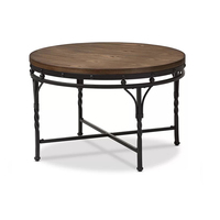 Table basse moderne pour salon, emballage professionnel, table à café avec pieds en bois massif et plateau en verre, meubles de salon