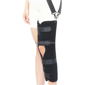 Orthèse orthopédique médicale de fixation de l'articulation du genou orthèse de soutien d'immobilisation de jambe réglable - Product Image 1