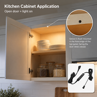Capteur de porte simple OEM Série N 12V 24V Contrôle centralisé Installation facile Encastré 8mm Armoire automatique N08C-24