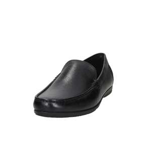 Mocassins pour homme Geox U55Q3A 00047 en cuir noir, talon de 1,5 cm, tailles 40 41 42 43 44 45 - Product Image 3