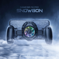 Manette de jeu GameSir F8 Pro pour iOS/Android, contrôleur de tir PUBG Mobile avec ventilateurs de refroidissement et support pliable