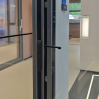 Ventanas Abatibles de Aluminio con Aislamiento Térmico, Impermeables, Insonorizadas y Resistentes al Viento para Villas, Marca Deioux
