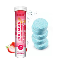 Complément alimentaire OLLI OEM en marque privée, vitamine C 4000 mg, glutathion, comprimés effervescents de vitamine C avec collagène