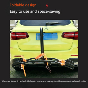 <span class=keywords><strong>Porte</strong></span>-vélos pliable de 2 pouces à fixer sur la barre de remorquage, compatible avec les portes-bagages de voitures, SUV et camions, ajustement universel - Product Image 4