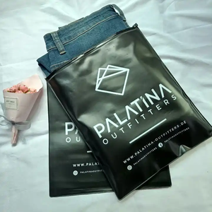 Small Customized Waterproof Poly Plastic <strong>Bag</strong> with Zip Lock Barrier Protection for Garment <strong>Clear</strong> <strong>Polythene</strong> Clothes <strong>Bag</strong> - Product Image 5