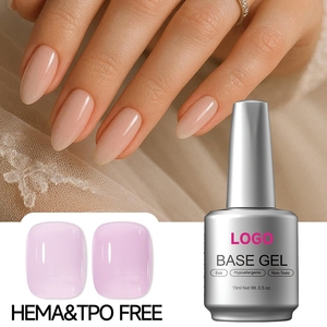 OEM ODM เจลเบส 15 มล. ปราศจากสาร HEMA และ TPO สำหรับปกป้องเล็บและฐานเล็บ  รับผลิตแบบกำหนดเอง แบรนด์ส่วนตัว  ออกแบบได้ตามต้องการ  รองรับการผลิตแบบมืออาชีพ  สำหรับร้านทำเล็บ - Product Image 1