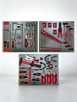 Kit d'outils de réparation automobile portable et organisé en EVA de 240 pièces pour coffre de véhicule