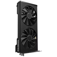 Carte graphique de jeu Radeon RX 6600 CORE RX6600 avec 8 Go de mémoire GDDR6, GPU 6600 RDNA2, résolution 4K, prend en charge DirectX 12