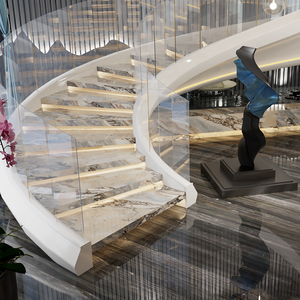 Popular Natural Deep Blue Quartzite Exotic Imperial Blue <span class=keywords><strong>Roma</strong></span> Impresión Losa de cuarcita para Interior Villa Cocina diseñada - Product Image 5