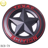 Badge rond de voiture, logo écologique, 20 pièces, enveloppe chromée, édition lettre en émail