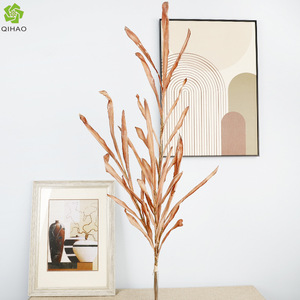 Hojas de Orquídea de 3 Ramas, 128 cm, Flor de Seda, Planta Artificial, Adorno Decorativo para Exteriores, para el Hogar, Accesorios para Bodas - Product Image 5