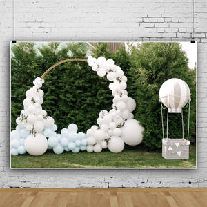 7x5ft Garçons 1er Anniversaire Ours Toile de Fond Nous Pouvons Bearly Croyez-<span class=keywords><strong>le</strong></span> Un Joyeux Premier Anniversaire Bannière Enfants Portrait Gâteau Table Fournitures - Product Image 5