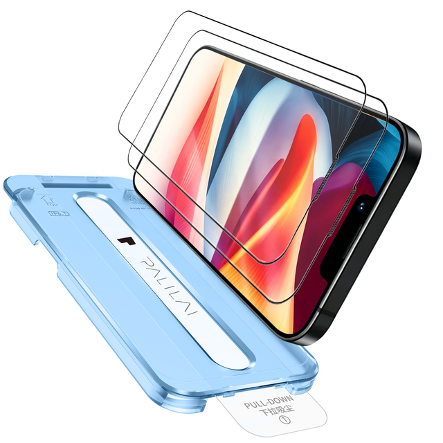HD Clear Tempered Glass Screen Protector 2.5D 0.33mm for iPhone 17 16 15 14 13 12 11 Pro Max Plus Mini Zero Dust Easy Apply