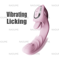 Meistverkaufter Zungen-Vibrator mit Heizfunktion USB-Aufladbar 100% Wasserdicht für Weibliche Masturbation G-Punkt Klitoris-Stimulation