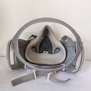Respirateur demi-masque CF6200 en silicone réutilisable certifié CE avec filtres pour la sécurité contre les produits chimiques, la peinture et la poussière – Vente directe fabricant - Product Image 4