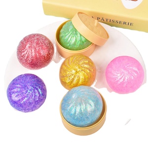 CS Juguete de Dumpling de Moda, Caja Misteriosa de Dumplings con Purpurina, Juguete Blandito de Dumpling <span class=keywords><strong>Lala</strong></span> Le, Pequeño Bollo al Vapor, Juguete para Apretar de Material EVA - Product Image 3