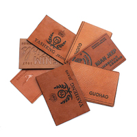 Etiquetas de roupa pu jeans, venda quente, etiqueta de couro, logotipo