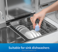 Dosettes de lave-vaisselle biodégradables écologiques Seaways tout-en-1 tablette de lavage de vaisselle de bonne qualité fournisseur chinois en forme de gel