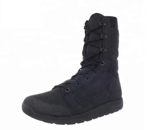 รองเท้าบูททางยุทธวิธีแบบกำหนดเอง, รองเท้าเดินป่าล่าสัตว์, รองเท้าบูททางยุทธวิธีสำหรับกีฬากลางแจ้งสีเทาสำหรับผู้ชาย มีสินค้าในสต็อก - Product Image 4