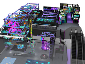 Chine Fabricant 360 Sqm <span class=keywords><strong>4</strong></span> <span class=keywords><strong>M</strong></span> Hauteur <span class=keywords><strong>Trampoline</strong></span> Parc Intérieur Installation Complète Avec Foam Pit Pool - Product Image 4