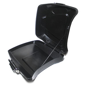 Slim סגנון למעלה מקרה פלסטיק אופנועים קצוץ Trunk חבילת תיבת אחורי עבור הארלי דוידסון סיור - Product Image 4