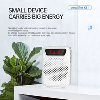 Amplificateur de voix Shidu Mini haut-parleur professionnel personnel rechargeable pour professeur Haut-parleur sans fil portable M1 en plastique