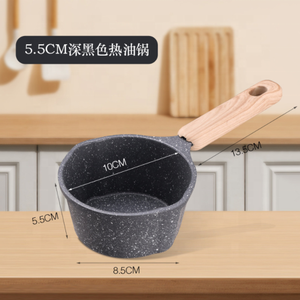 Sartén antiadherente <span class=keywords><strong>Carote</strong></span> Marble para freír huevos, mini sartén antiadherente para verter aceite caliente, olla pequeña para rellenar con aceite. - Product Image 3