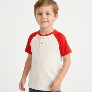 Camiseta de Manga Corta para Niños, Económica, de Primavera, Unisex, Informal, Estampada, 100% Algodón, Ecológica, OEM/ODM, Cuello Redondo - Product Image 1