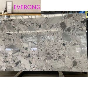 Độc đáo thiếc hóa thạch Trung Quốc màu xám đá cẩm thạch đá tự nhiên cobico đá cẩm thạch lớn hoa tấm - Product Image 3