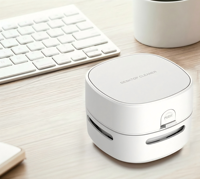 Aspirateur de bureau USB sans fil portable, mini, forte puissance de nettoyage, pour la maison, la table, le bureau, le clavier, avec batterie, brosse, forme de stylo