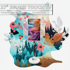 27 Inch Portable LED Backlit Smart TV Battery Camera 8+128GB Touch Screen Monitor Android System Full HD 60Hz /<b>USB</b>-C - Product Image 2