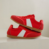 2025 printemps nouveau Forrest Gump Ins Style coréen femmes chaussures de course décontractées tout match allemand formation à lacets fermeture JC091