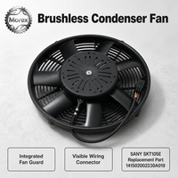 Ventilador de Condensador Sin Escobillas para SANY SKT105E, Ensamblaje 141502002230A019, Pieza de Repuesto para Ventilador de Refrigeración de Equipo Pesado, Venta al Por Mayor