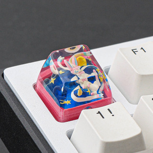 Tasti per Tastiera Cross-border Baokemeng JM-DJ-BKM005, Personalizzati, Altamente Trasparenti, con Effetto Goccia di Colla, Fantasma, Piccolo Drago di Fuoco, Fata <span class=keywords><strong>Ibrahim</strong></span> - Product Image 6