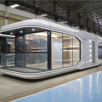 Maison Capsule Spatiale Modulaire Moderne – Cabine de Luxe pour Hôtel de Plage, Maison de Vacances, Projet Commercial
