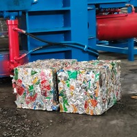 Presse à balles horizontale hydraulique pour le recyclage des métaux ferreux, compacteur pour les déchets d'aluminium et les canettes de boissons