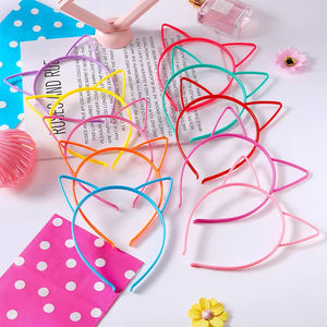 Groothandel Schattige Gelukkige Verjaardag Kroon Cartoon Kinderen Kat Oren Plastic Hoofdband Prinses Tiara Voor Vrouwen Haaraccessoires - Product Image 2