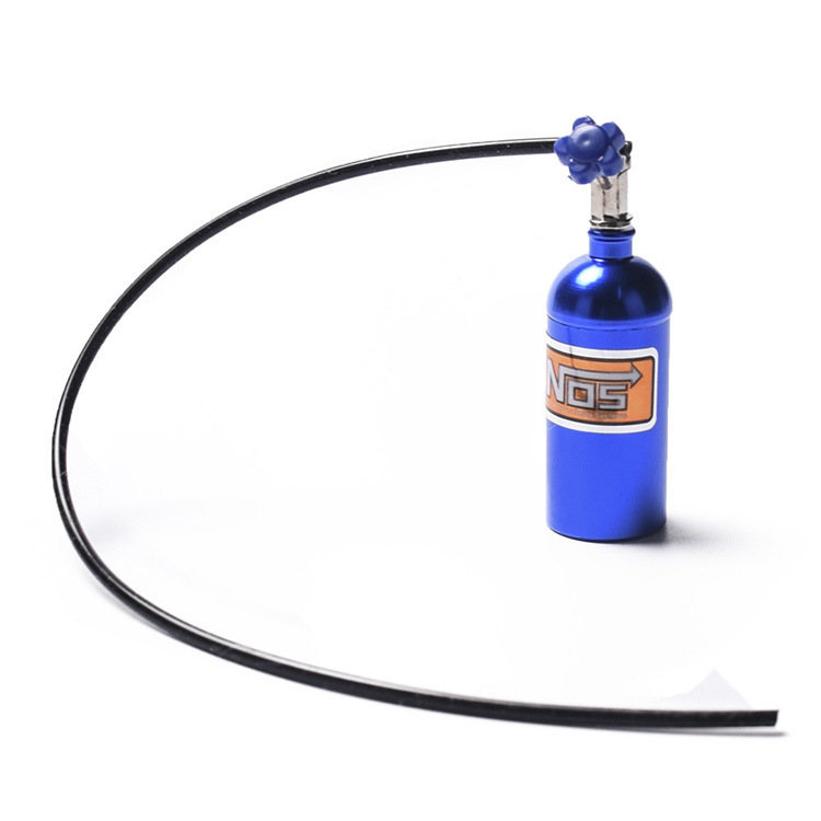 2Pcs RC Simulation NOS Bottle | Metal Decoration For 1/10 Scale Crawler Trucks