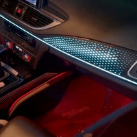 Luz Ambiental Dinámica para Audi A7 C7 2011-2018, Iluminación Interior para Automóvil, Tira Decorativa, Accesorios para Auto