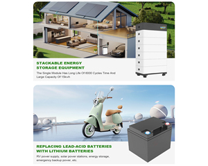 Batterie rechargeable à décharge profonde 12,8 V 100 Ah avec 6000 cycles pour systèmes solaires, bateaux marins, véhicules SHCB-LFP12806-01 12,8 V 100 A - Product Image 6