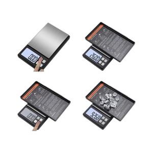 เครื่องชั่งน้ำหนักอิเล็กทรอนิกส์ขนาดเล็กสำหรับเครื่องประดับจอแสดงผล LCD แบบพกพาสี่เหลี่ยมผืนผ้าแบตเตอรี่ T50ขับเคลื่อน - Product Image 5