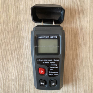 Humidimètre numérique industriel MT10 pour <span class=keywords><strong>bois</strong></span>, affichage LCD à deux broches, plage d'humidité 0-99,9 %, noir, pile 9V non incluse - Product Image 3