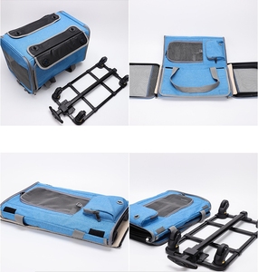 Bán Chạy Nhất Hãng Hàng Không Đã Được Phê Duyệt Có Thể Tháo Rời Xách Tay Thoáng Khí Vật Nuôi Tàu Sân Bay, Bánh Vật Nuôi Du Lịch Xe Đẩy Tàu Sân Bay - Product Image 4