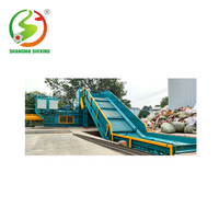 Compacteur horizontal de carton d'extérieur robuste pour le recyclage des déchets
