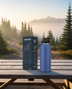 VANOW Stainless Steel Thermos <b>Bottle</b> 40 Oz Vacuum Insulated BPA Free Travel Water <b>Bottle</b> - Product Image 2