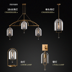 Lustre suspendu LED minimaliste américain en cuivre doré, taille moyenne, intensité variable, CRI 90, angle de faisceau 360°, abat-jour en verre, garantie 2 ans - Product Image 5